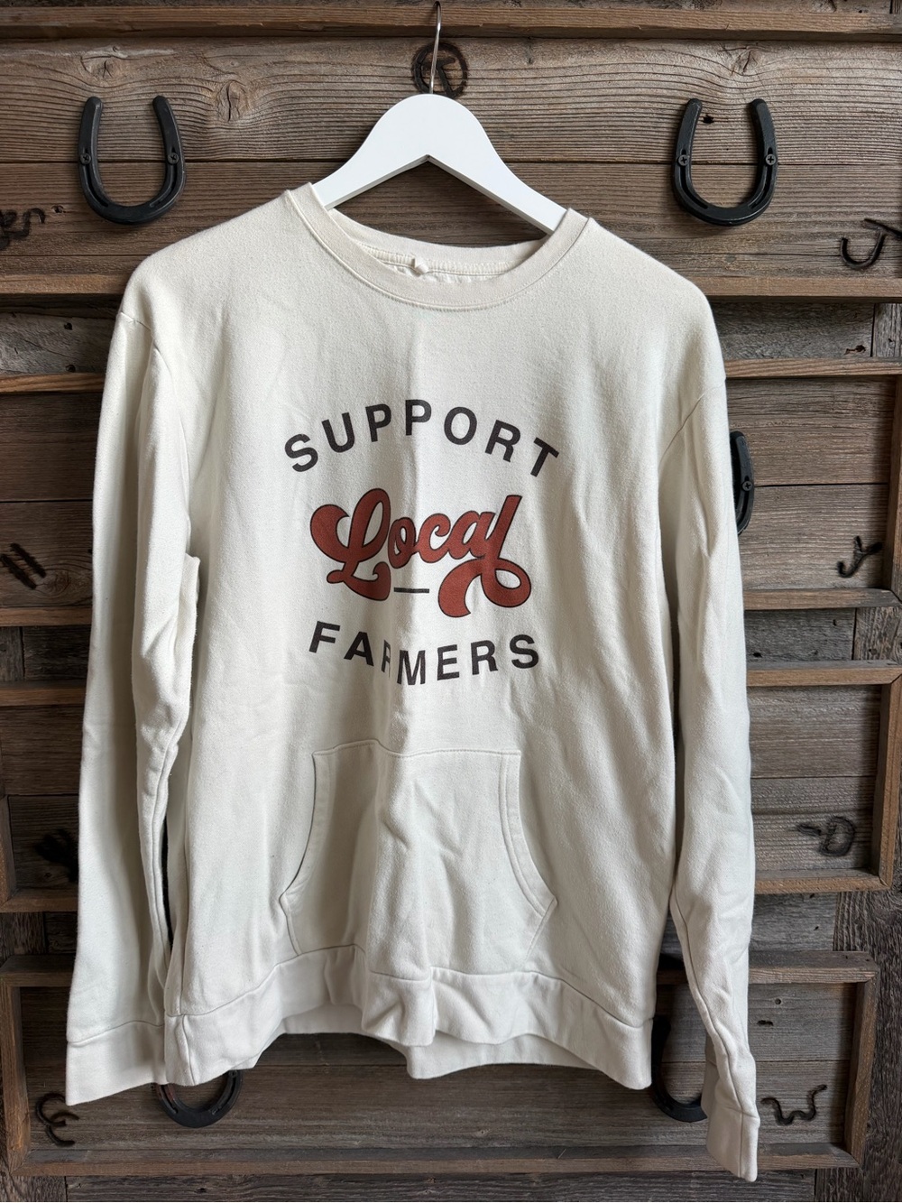 Support Local Farmers Wandering Maverick Crew Neck